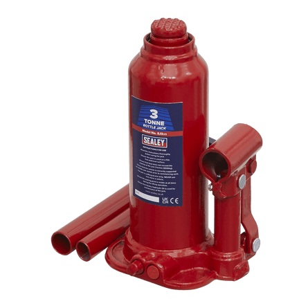 Sealey SJ3 Bottle Jack 3tonne - SJ3 - Sealey Tools UK - Workshop Tool Storage