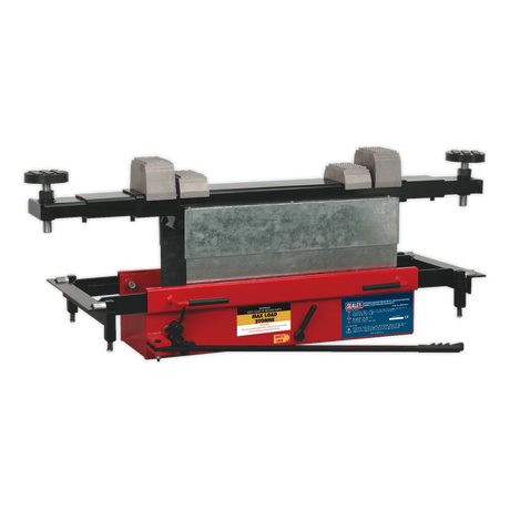 Sealey SJBEX200 Jacking Beam 2tonne with Arm Extenders & Flat Roller Supports - Jacking Beams - SLY-11257 - Sealey Tools UK - Workshop Tool Storage