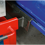 Sealey SJBEX200 Jacking Beam 2tonne with Arm Extenders & Flat Roller Supports - Jacking Beams - SLY-11257 - Sealey Tools UK - Workshop Tool Storage