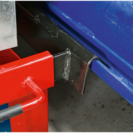 Sealey SJBEX200 Jacking Beam 2tonne with Arm Extenders & Flat Roller Supports - Jacking Beams - SLY-11257 - Sealey Tools UK - Workshop Tool Storage