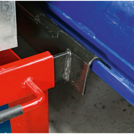 Sealey SJBEX200 Jacking Beam 2tonne with Arm Extenders & Flat Roller Supports - Jacking Beams - SLY-11257 - Sealey Tools UK - Workshop Tool Storage