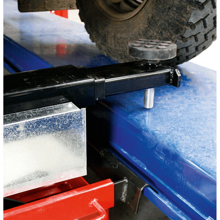 Sealey SJBEX200 Jacking Beam 2tonne with Arm Extenders & Flat Roller Supports - Jacking Beams - SLY-11257 - Sealey Tools UK - Workshop Tool Storage