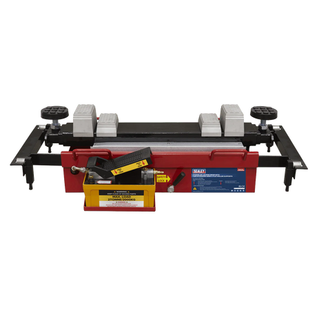 Sealey SJBEX200A Air Jacking Beam 2tonne with Arm Extenders & Flat Roller Supports - SJBEX200A - Sealey Tools UK - Workshop Tool Storage