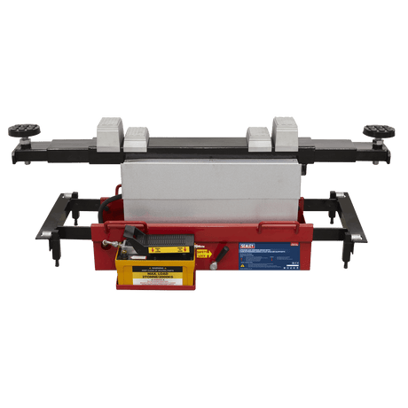 Sealey SJBEX200A Air Jacking Beam 2tonne with Arm Extenders & Flat Roller Supports - SJBEX200A - Sealey Tools UK - Workshop Tool Storage