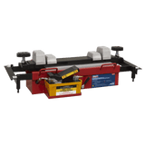 Sealey SJBEX200A Air Jacking Beam 2tonne with Arm Extenders & Flat Roller Supports - SJBEX200A - Sealey Tools UK - Workshop Tool Storage