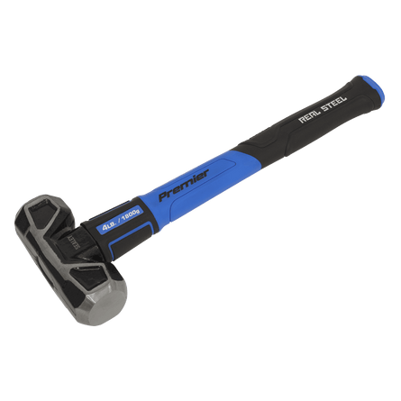 Sealey SLHG04 Sledge Hammer with Fibreglass Shaft 4lb Short Handle - SLHG04 - Sealey Tools UK - Workshop Tool Storage