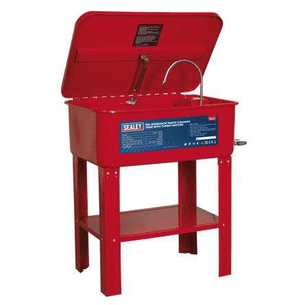 Sealey SM20 Parts Cleaning Tank with Turbo Feature - SM20 - Sealey Tools UK - Workshop Tool Storage