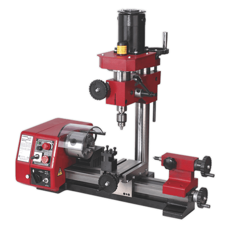 Sealey SM2503 Mini Lathe & Drilling Machine - SM2503 - Sealey Tools UK - Workshop Tool Storage