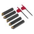 Sealey SM3025CS2 Indexable 8mm Lathe Turning Tool Set 5pc - SM3025CS2 - Sealey Tools UK - Workshop Tool Storage