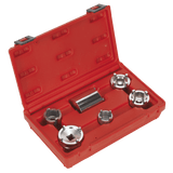 Sealey SMC1 Motorcycle Swingarm Locknut Socket Set 6pc - SMC1 - Sealey Tools UK - Workshop Tool Storage
