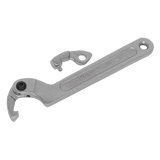 Sealey SMC2S Adjustable C Spanner - Hook & Pin Wrench Set 3pc 19 - 51mm - SMC2S - Sealey Tools UK - Workshop Tool Storage