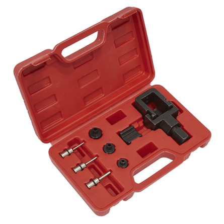 Sealey SMC4 Motorcycle Chain Splitter & Riveting Tool Set - Heavy - Duty - SMC4 - Sealey Tools UK - Workshop Tool Storage