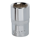 Sealey SP1217 WallDrive® Socket 17mm 1/2"Sq Drive Fully Polished - SP1217 - Sealey Tools UK - Workshop Tool Storage