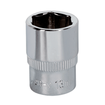 Sealey SP1413 WallDrive® Socket 13mm 1/4"Sq Drive Fully Polished - SP1413 - Sealey Tools UK - Workshop Tool Storage