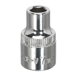 Sealey SP3807 WallDrive® Socket 7mm 3/8"Sq Drive Fully Polished - SP3807 - Sealey Tools UK - Workshop Tool Storage