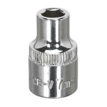 Sealey SP3807 WallDrive® Socket 7mm 3/8"Sq Drive Fully Polished - SP3807 - Sealey Tools UK - Workshop Tool Storage