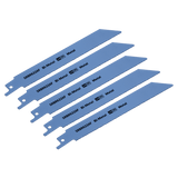 Sealey SRBR622AF Reciprocating Saw Blade Metal 150mm 24tpi - Pack of 5 - SRBR622AF - Sealey Tools UK - Workshop Tool Storage