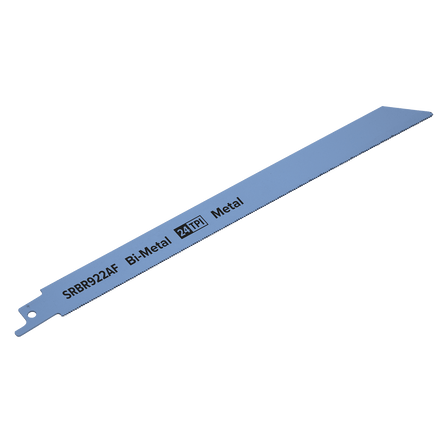 Sealey SRBR922AF Reciprocating Saw Blade Metal 230mm 24tpi - Pack of 5 - SRBR922AF - Sealey Tools UK - Workshop Tool Storage
