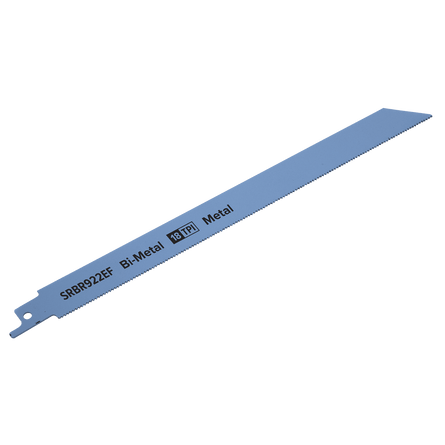 Sealey SRBR922EF Reciprocating Saw Blade Metal 230mm 18tpi - Pack of 5 - SRBR922EF - Sealey Tools UK - Workshop Tool Storage