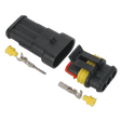 Sealey SSC3MF Superseal Male & Female Connector 3 - Way - SSC3MF - Sealey Tools UK - Workshop Tool Storage