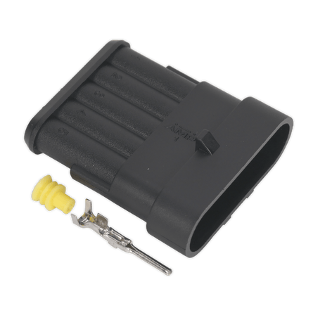 Sealey SSC5M Superseal Male Connector 5 - Way Pack of 3 - SSC5M - Sealey Tools UK - Workshop Tool Storage