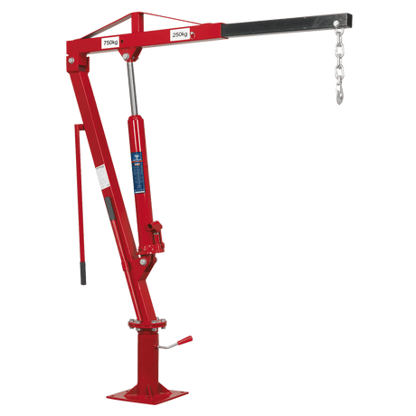 Sealey SSC750 Static Mounted Crane 750kg - SSC750 - Sealey Tools UK - Workshop Tool Storage