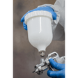 Sealey SSG501 Spray Gun Gravity Feed 2.2mm Set - Up - Refinishing Spray Guns - SLY-9718 - Sealey Tools UK - Workshop Tool Storage