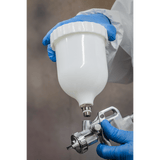 Sealey SSG501 Spray Gun Gravity Feed 2.2mm Set - Up - Refinishing Spray Guns - SLY-9718 - Sealey Tools UK - Workshop Tool Storage