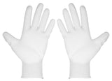 Sealey SSP50L White Precision Grip Gloves Large   Pair - SSP50L - Sealey Tools UK - Workshop Tool Storage