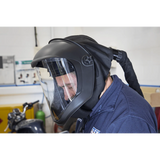 Sealey SSP80PAPR Face Shield with Powered Air Purifying Respirator (PAPR) - SSP80PAPR - Sealey Tools UK - Workshop Tool Storage