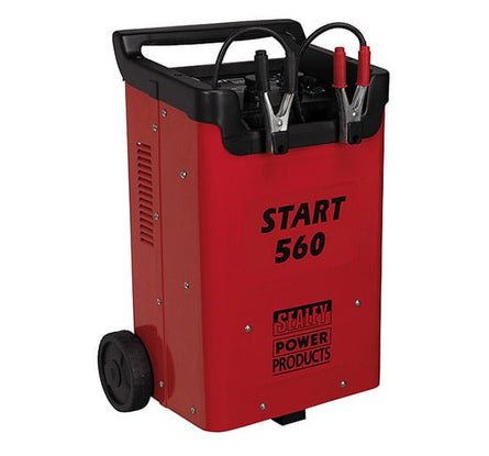 Sealey START560 Starter/Charger 560/90Amp 12/24V 230V - Battery Maintenance - SLY-17022 - Sealey Tools UK - Workshop Tool Storage