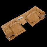 Sealey STBL01 Double Pouch Leather Tool Belt - STBL01 - Sealey Tools UK - Workshop Tool Storage
