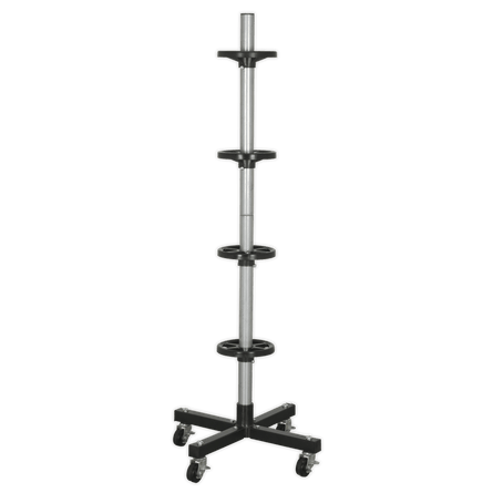Sealey STR004 Wheel Storage Trolley 100kg Capacity - STR004 - Sealey Tools UK - Workshop Tool Storage