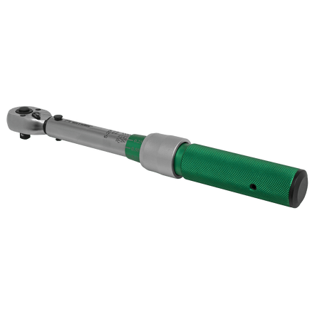 Sealey STW901 Torque Wrench Micrometer Style 1/4"Sq Drive 5 - 25Nm - Calibrated - STW901 - Sealey Tools UK - Workshop Tool Storage