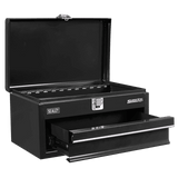Sealey Superline Pro® Mini Toolbox with Drawer - Black - APMTB2 - APMTB2 - Sealey Tools UK - Workshop Tool Storage