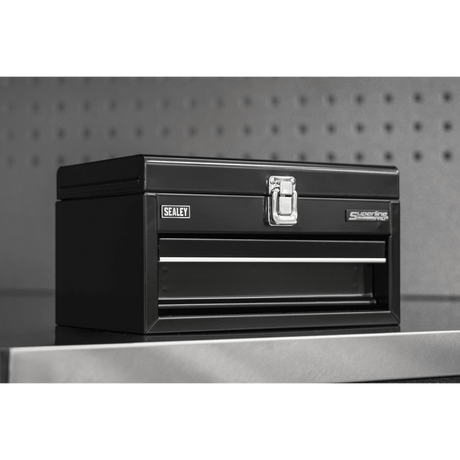 Sealey Superline Pro® Mini Toolbox with Drawer - Black - APMTB2 - APMTB2 - Sealey Tools UK - Workshop Tool Storage