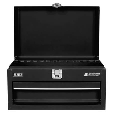Sealey Superline Pro® Mini Toolbox with Drawer - Black - APMTB2 - APMTB2 - Sealey Tools UK - Workshop Tool Storage