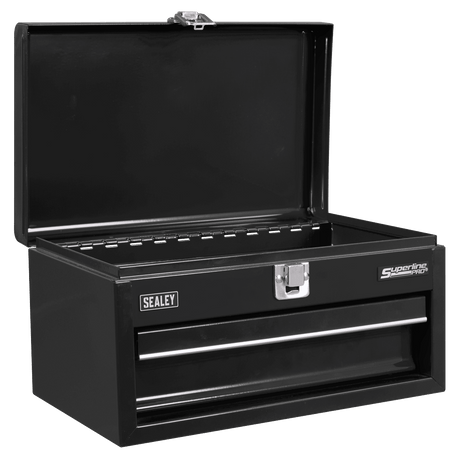 Sealey Superline Pro® Mini Toolbox with Drawer - Black - APMTB2 - APMTB2 - Sealey Tools UK - Workshop Tool Storage