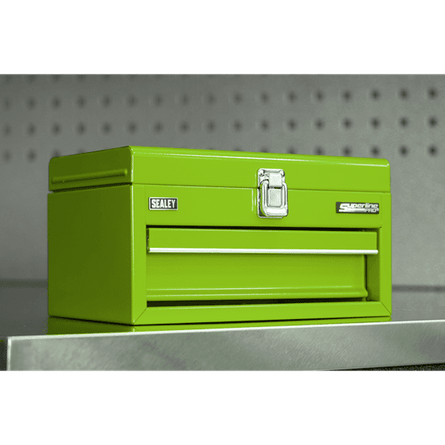 Sealey Superline Pro® Mini Toolbox with Drawer - Green - APMTB3 - APMTB3 - Sealey Tools UK - Workshop Tool Storage