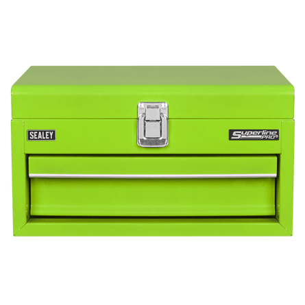 Sealey Superline Pro® Mini Toolbox with Drawer - Green - APMTB3 - APMTB3 - Sealey Tools UK - Workshop Tool Storage