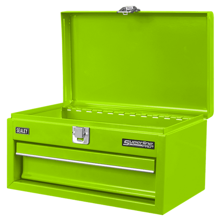 Sealey Superline Pro® Mini Toolbox with Drawer - Green - APMTB3 - APMTB3 - Sealey Tools UK - Workshop Tool Storage