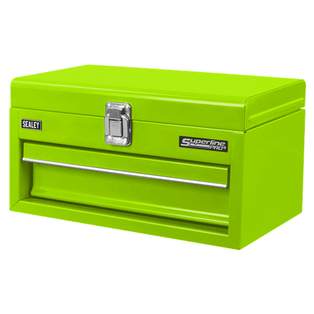 Sealey Superline Pro® Mini Toolbox with Drawer - Green - APMTB3 - APMTB3 - Sealey Tools UK - Workshop Tool Storage