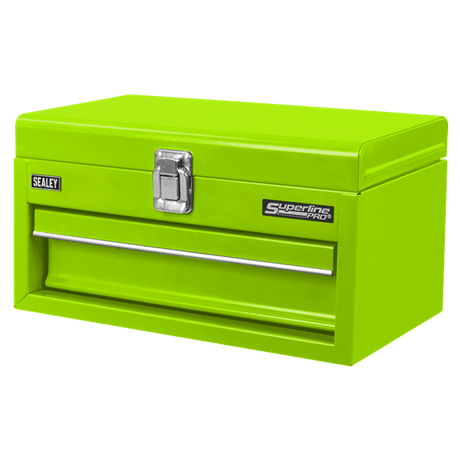 Sealey Superline Pro® Mini Toolbox with Drawer - Green - APMTB3 - APMTB3 - Sealey Tools UK - Workshop Tool Storage