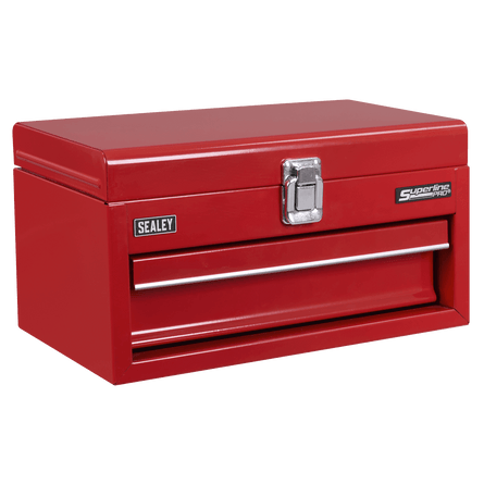 Sealey Superline Pro® Mini Toolbox with Drawer - Red - APMTB1 - APMTB1 - Sealey Tools UK - Workshop Tool Storage