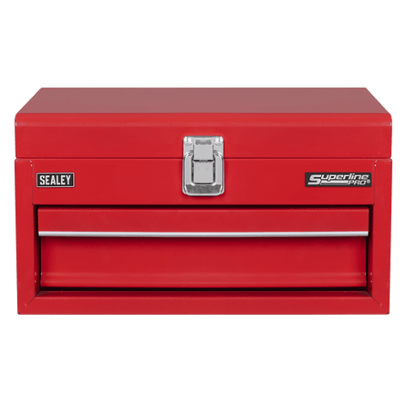 Sealey Superline Pro® Mini Toolbox with Drawer - Red - APMTB1 - APMTB1 - Sealey Tools UK - Workshop Tool Storage