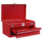 Sealey Superline Pro® Mini Toolbox with Drawer - Red - APMTB1 - APMTB1 - Sealey Tools UK - Workshop Tool Storage