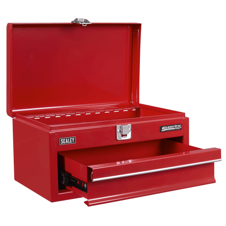 Sealey Superline Pro® Mini Toolbox with Drawer - Red - APMTB1 - APMTB1 - Sealey Tools UK - Workshop Tool Storage