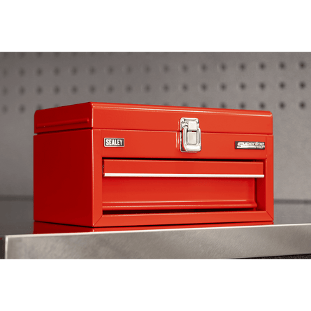 Sealey Superline Pro® Mini Toolbox with Drawer - Red - APMTB1 - APMTB1 - Sealey Tools UK - Workshop Tool Storage