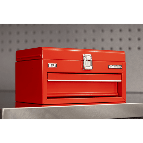 Sealey Superline Pro® Mini Toolbox with Drawer - Red - APMTB1 - APMTB1 - Sealey Tools UK - Workshop Tool Storage
