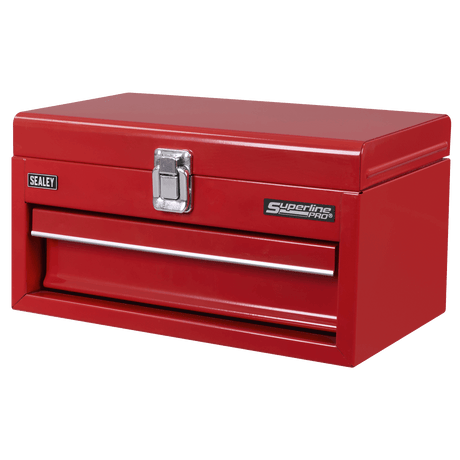 Sealey Superline Pro® Mini Toolbox with Drawer - Red - APMTB1 - APMTB1 - Sealey Tools UK - Workshop Tool Storage
